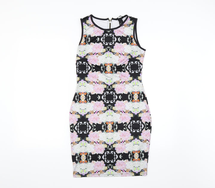 H&M Womens Multicoloured Floral  Bodycon  Size S