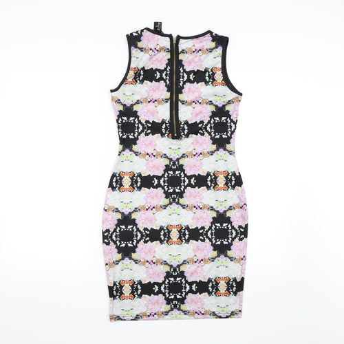 H&M Womens Multicoloured Floral  Bodycon  Size S