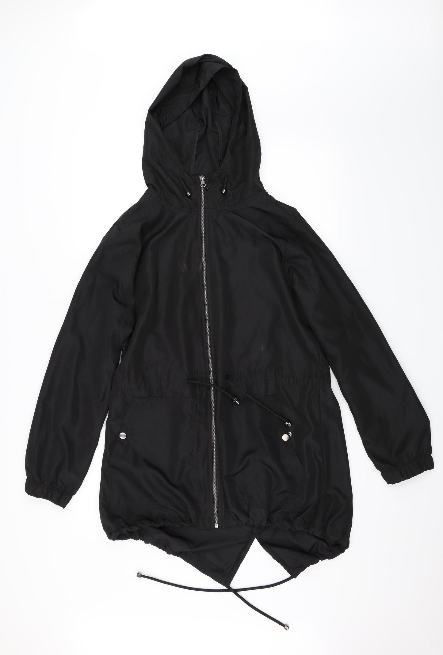 Primark Womens Black   Rain Coat Coat Size M