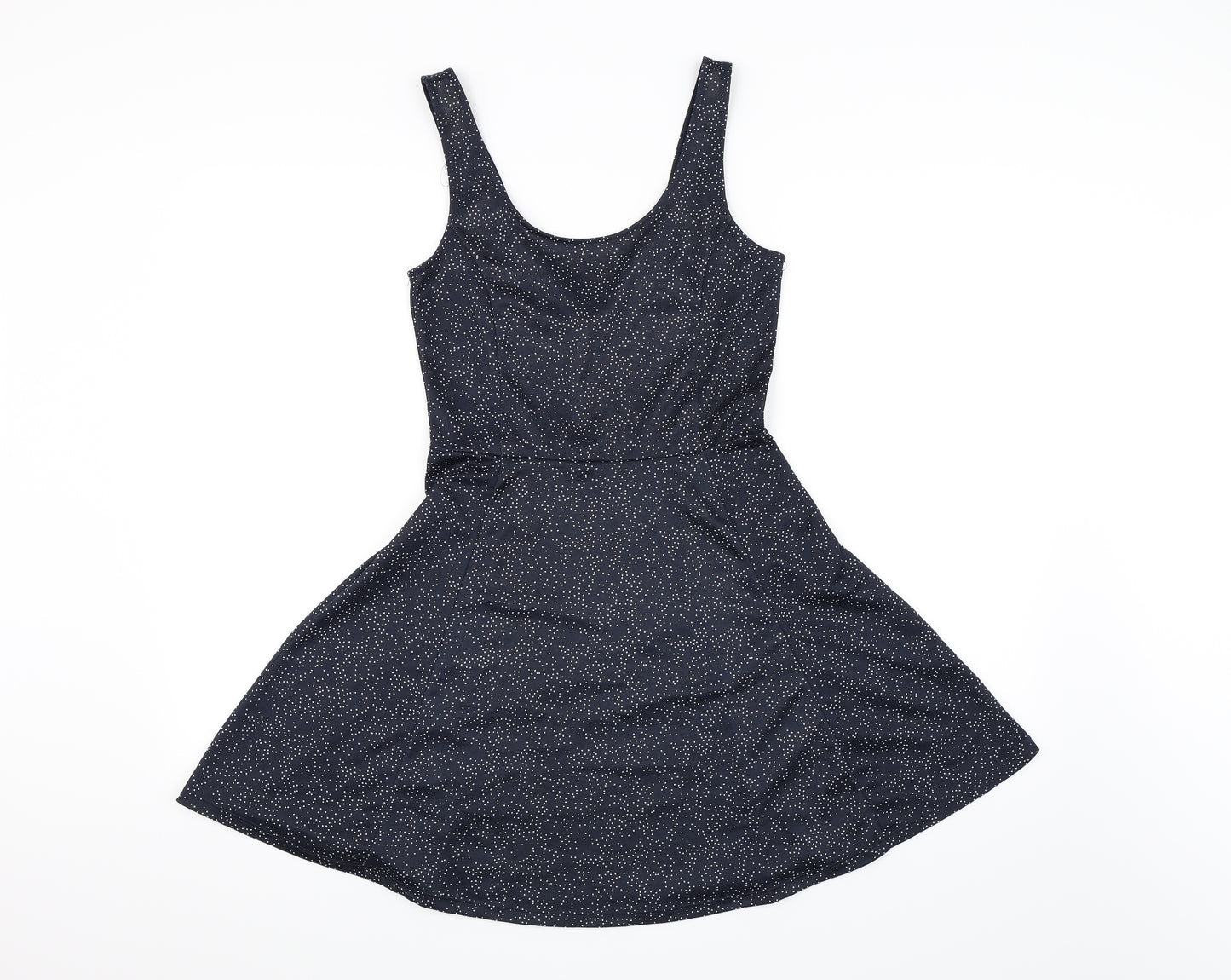 Divided by H&M Womens Blue Polka Dot  Fit & Flare  Size 12