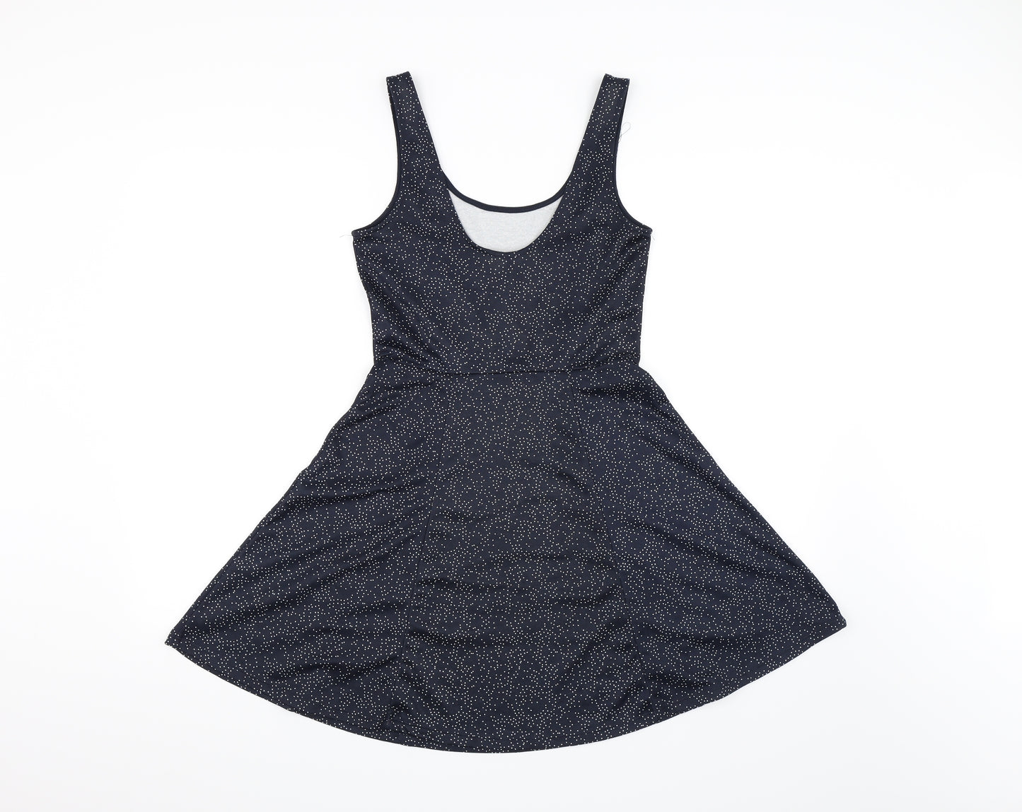 Divided by H&M Womens Blue Polka Dot  Fit & Flare  Size 12