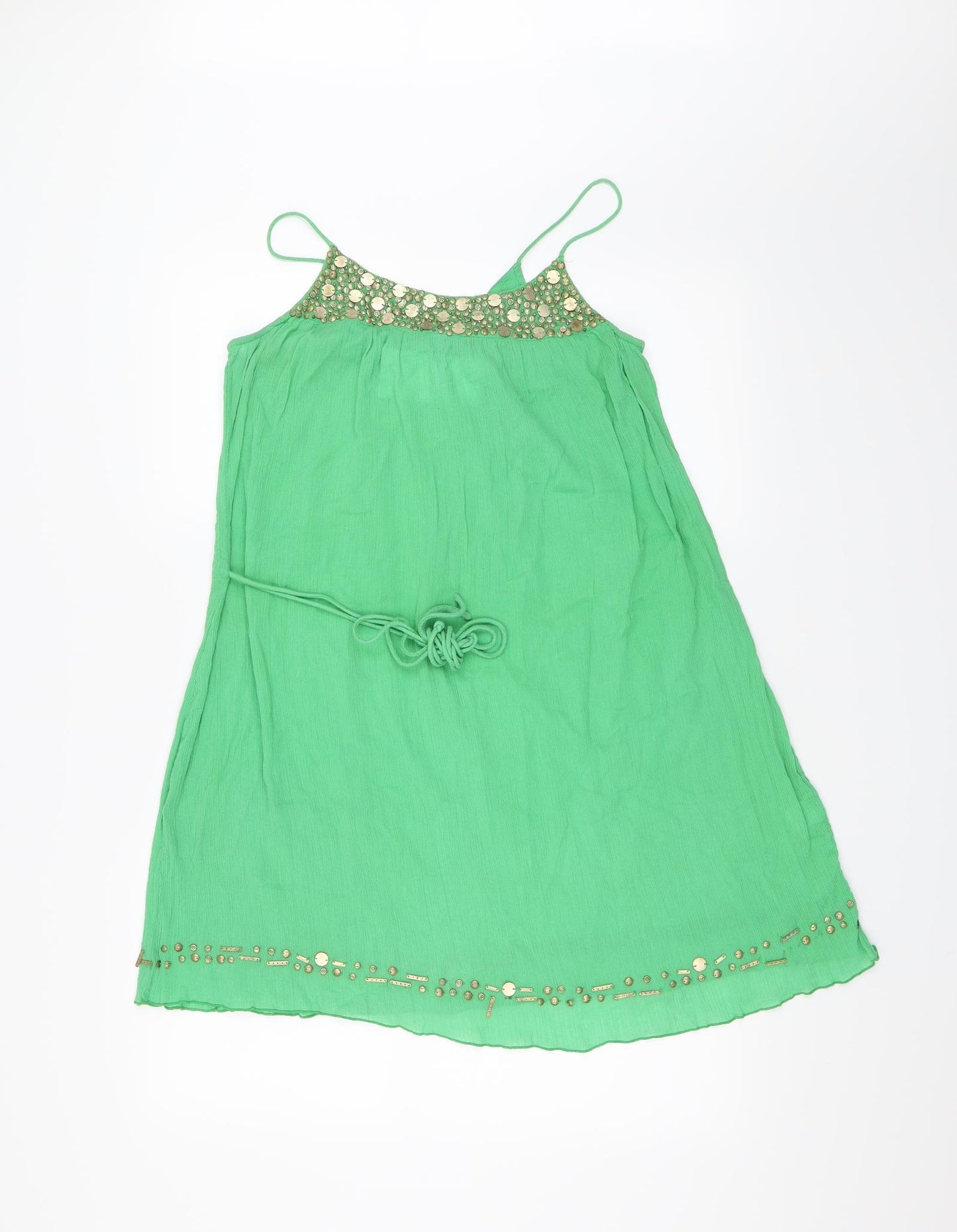 Oasis Womens Green   Slip Dress  Size 12