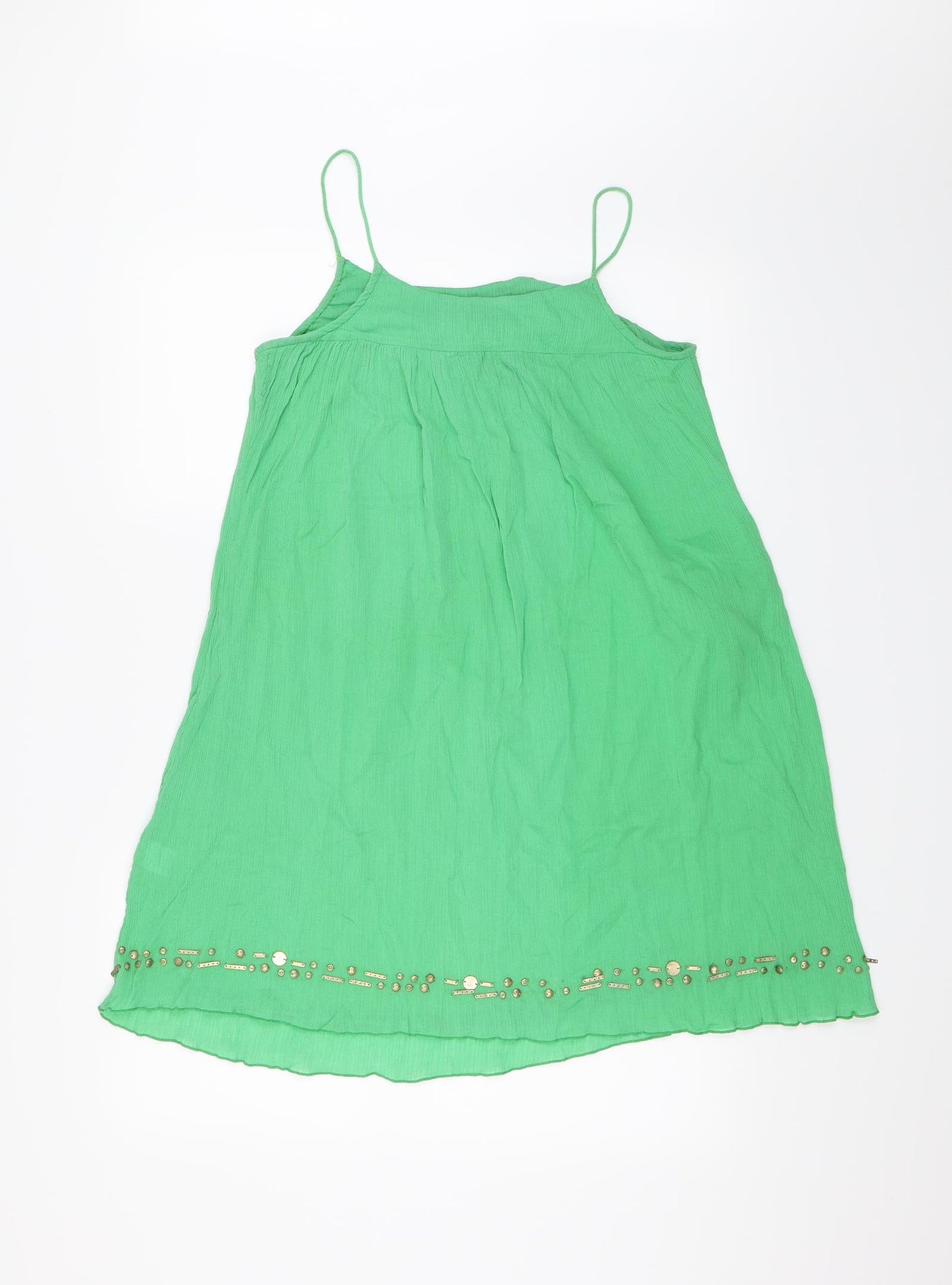 Oasis Womens Green   Slip Dress  Size 12