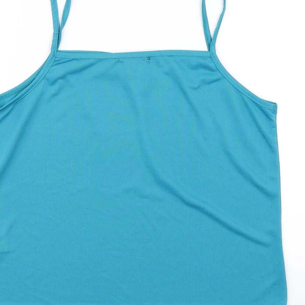 Mandi Womens Blue   Camisole Tank Size 8