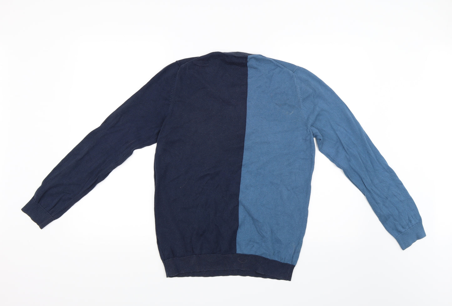 Marks and Spencer Womens Blue Striped  Pullover Jumper Size M