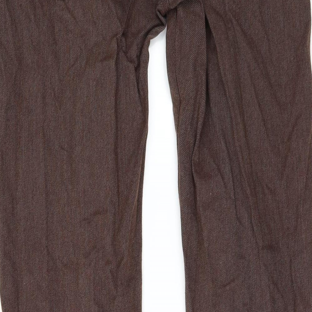 River Island Mens Brown   Straight Jeans Size 34 L32 in