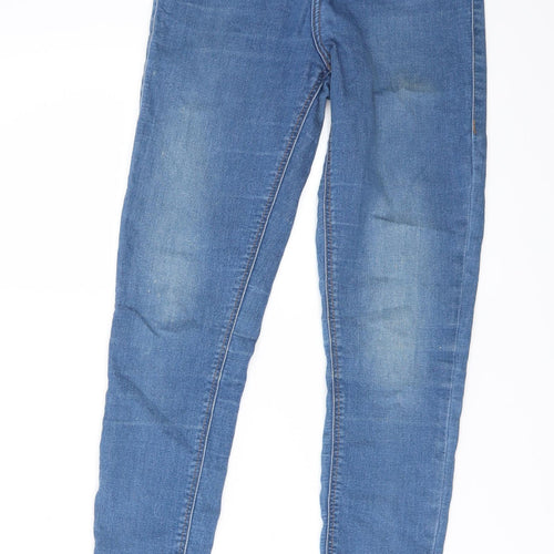 Topshop Womens Blue  Denim Skinny Jeans Size 26 L25 in