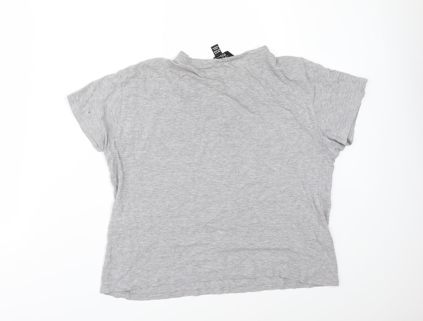 New Look Girls Grey   Basic T-Shirt Size 12-13 Years