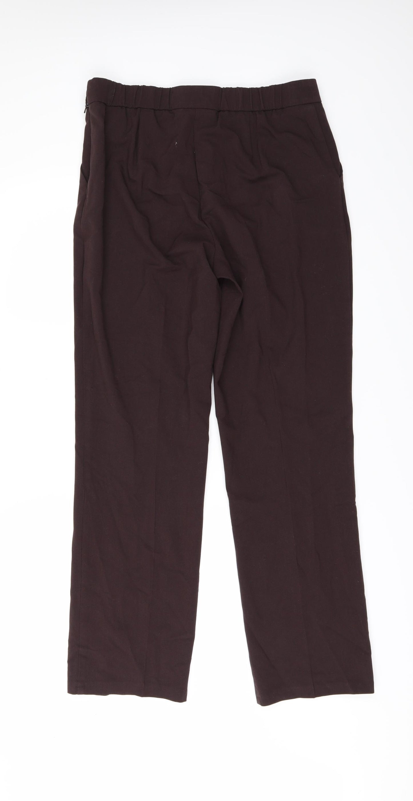 Marks and Spencer Womens Brown   Trousers  Size 12 L31 in