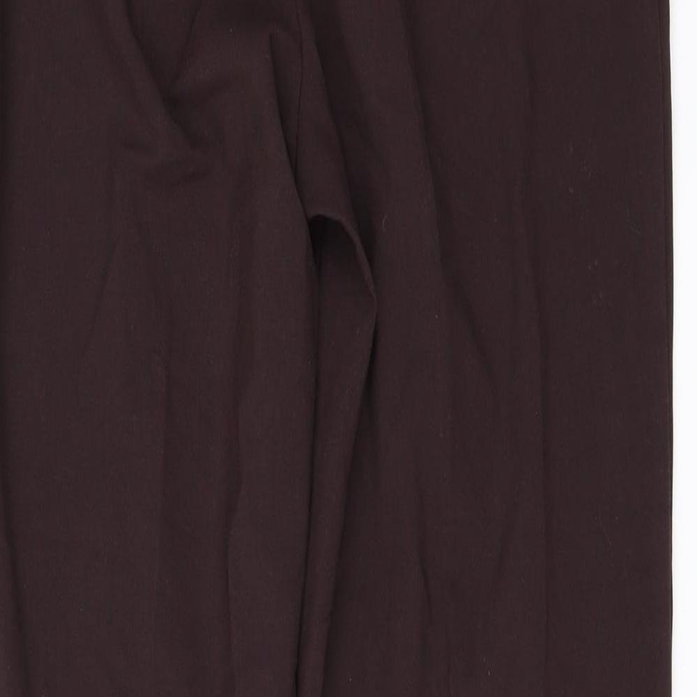 Marks and Spencer Womens Brown   Trousers  Size 12 L31 in