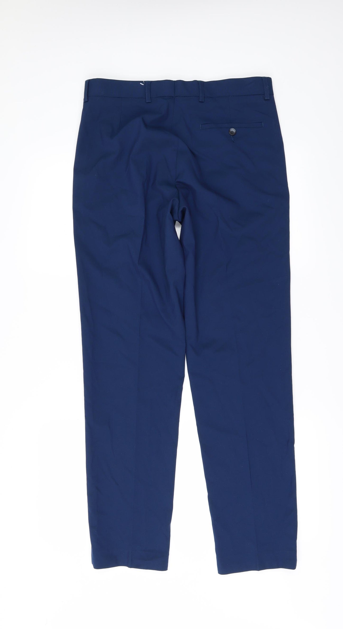 Marks and Spencer Mens Blue   Trousers  Size 30 L31 in