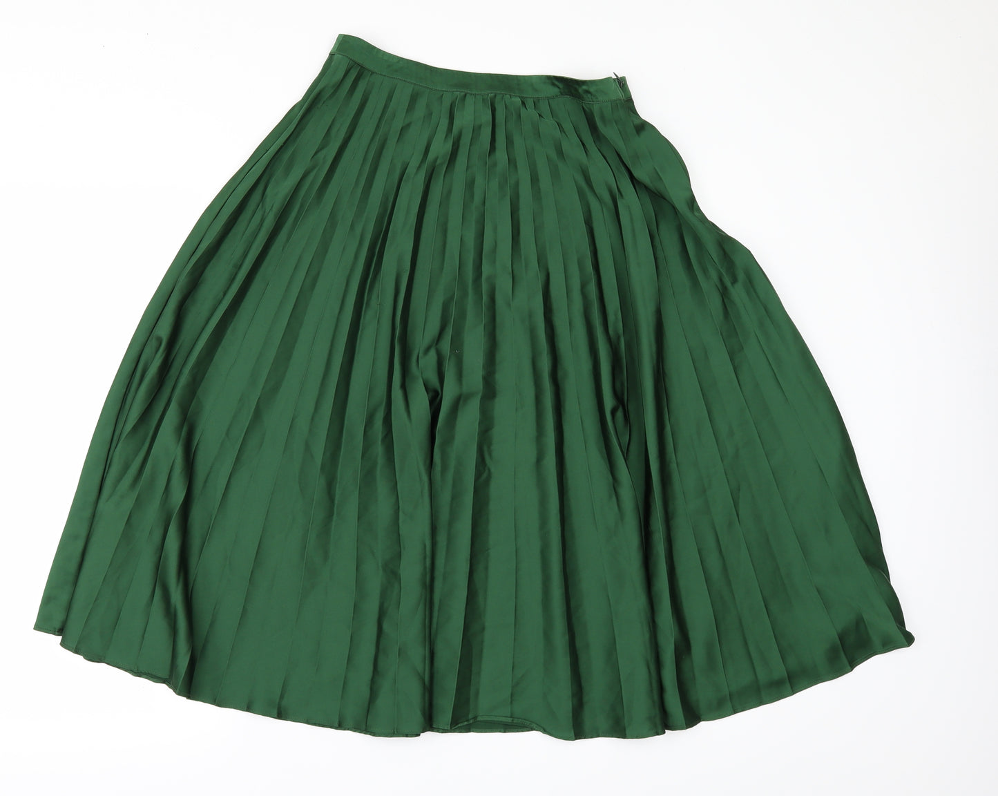 Topshop Womens Green   A-Line Skirt Size 10