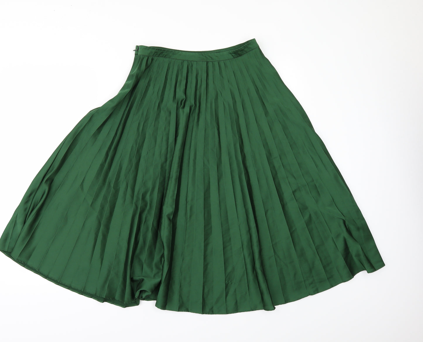 Topshop Womens Green   A-Line Skirt Size 10
