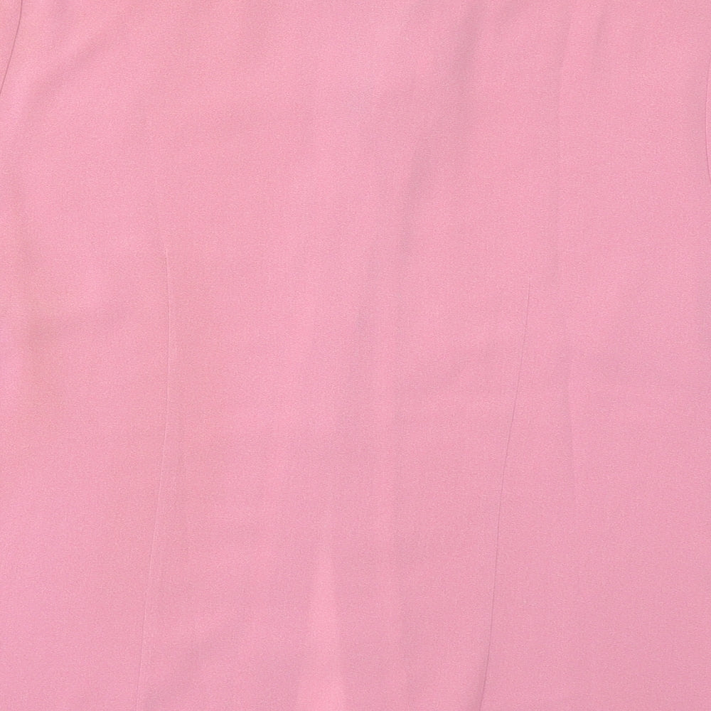BHS Womens Pink   Tunic Button-Up Size 12