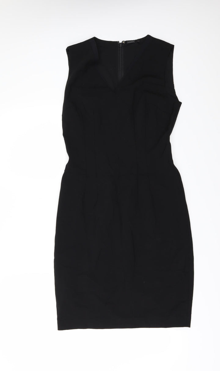 Elie Tahari Womens Black Batik Pencil Dress Size 8