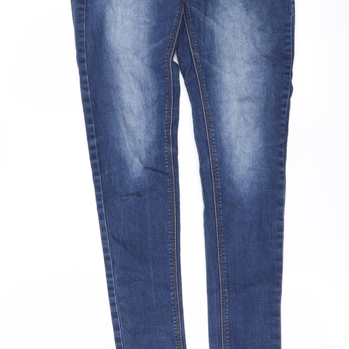 Denim & Co. Womens Blue  Denim Skinny Jeans Size 8 L29 in
