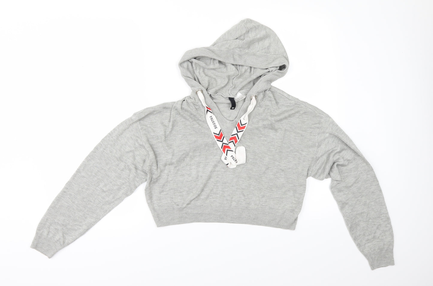 Divided by H&M Womens Grey   Pullover Jumper Size M  - CROPPED