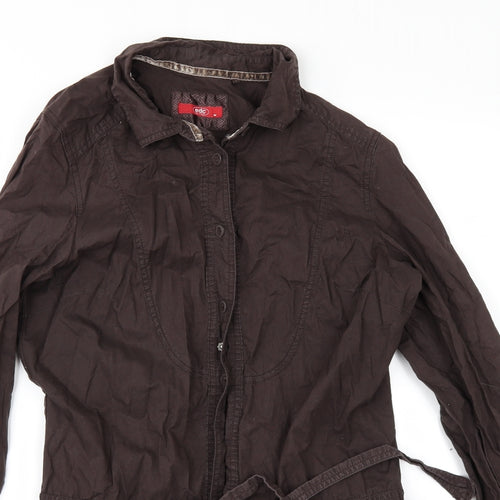 Esprit Womens Brown   Tunic Button-Up Size M