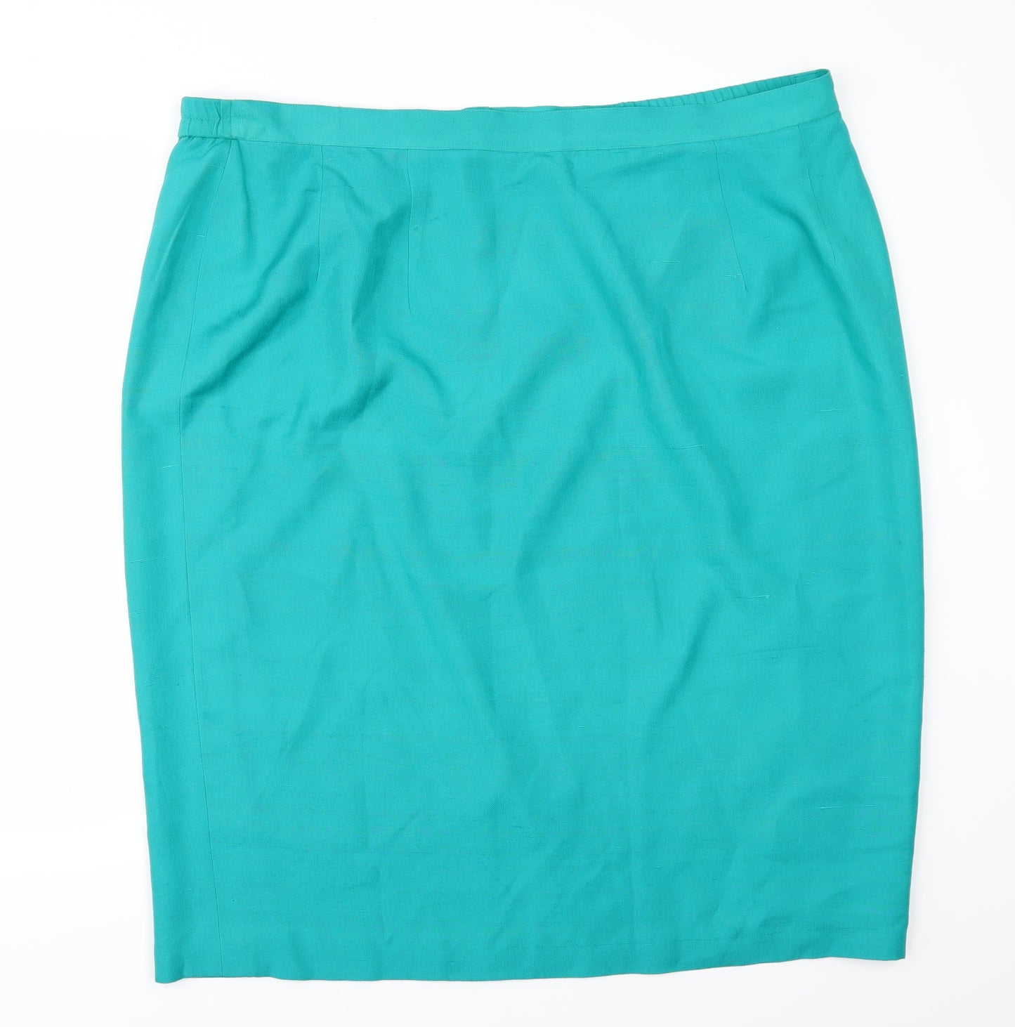 Preworn Womens Green   A-Line Skirt Size 20