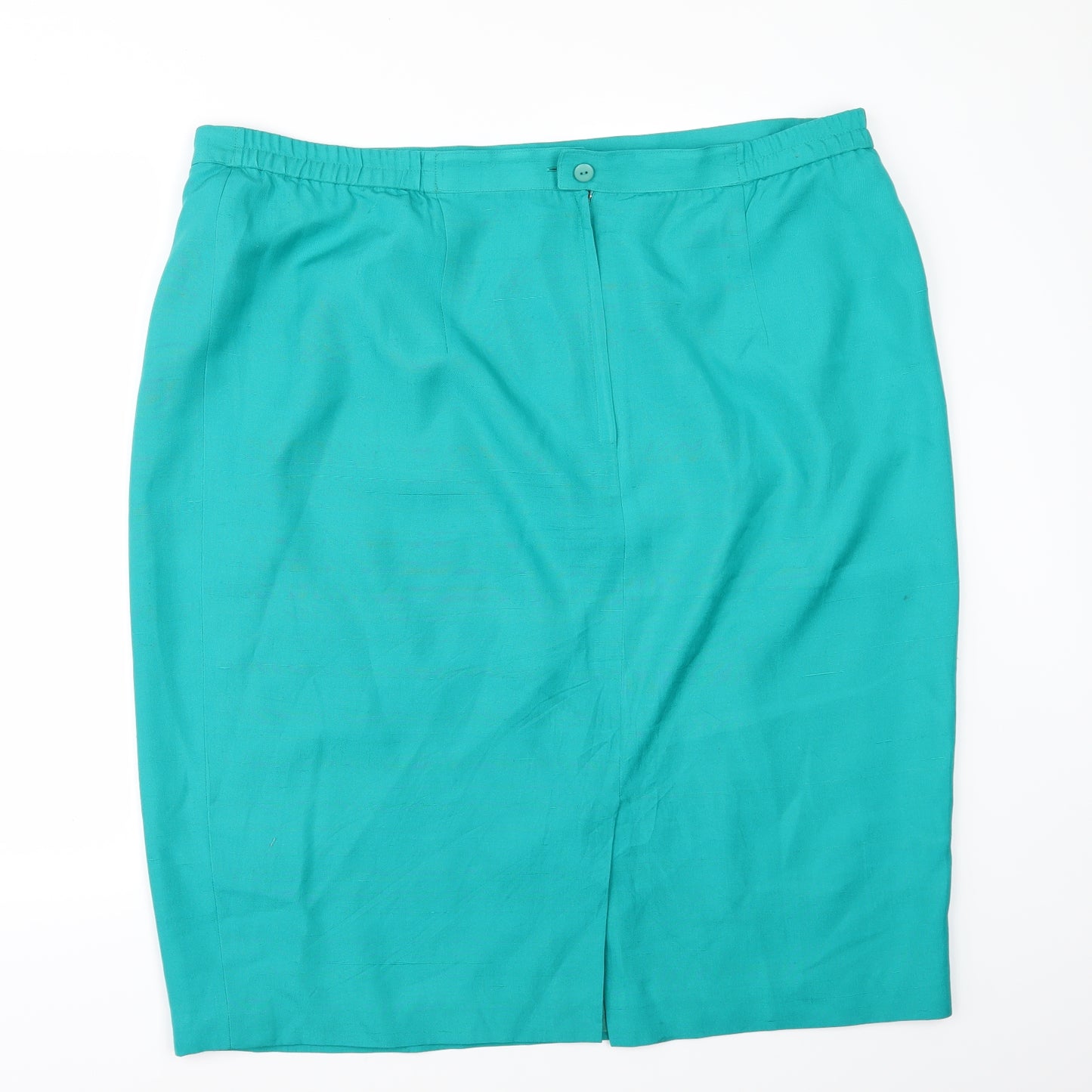 Preworn Womens Green   A-Line Skirt Size 20
