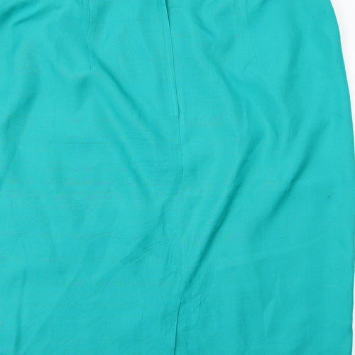 Preworn Womens Green   A-Line Skirt Size 20