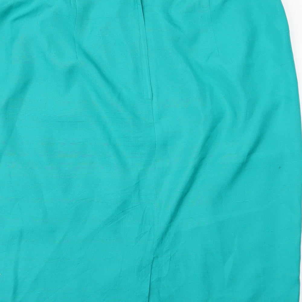 Preworn Womens Green   A-Line Skirt Size 20