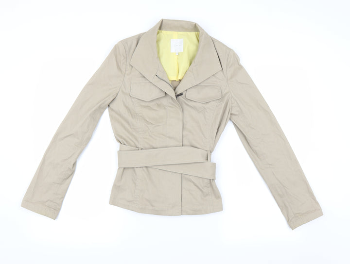 U.W.N Womens Beige   Jacket  Size 2