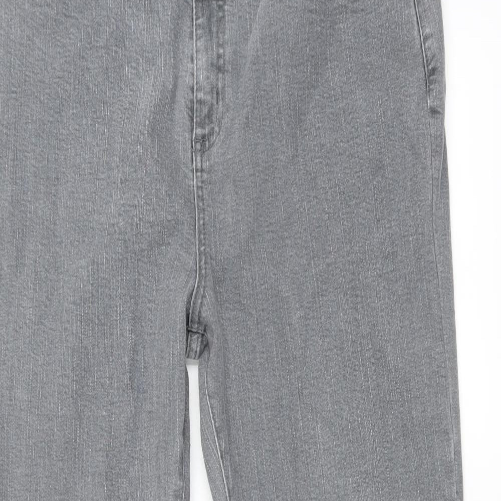Marks and Spencer Womens Grey   Trousers  Size 16 L30.5 in