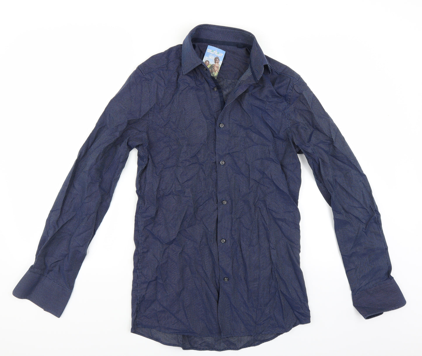 NEXT Mens Blue    Dress Shirt Size 15