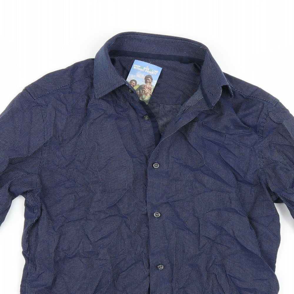 NEXT Mens Blue    Dress Shirt Size 15