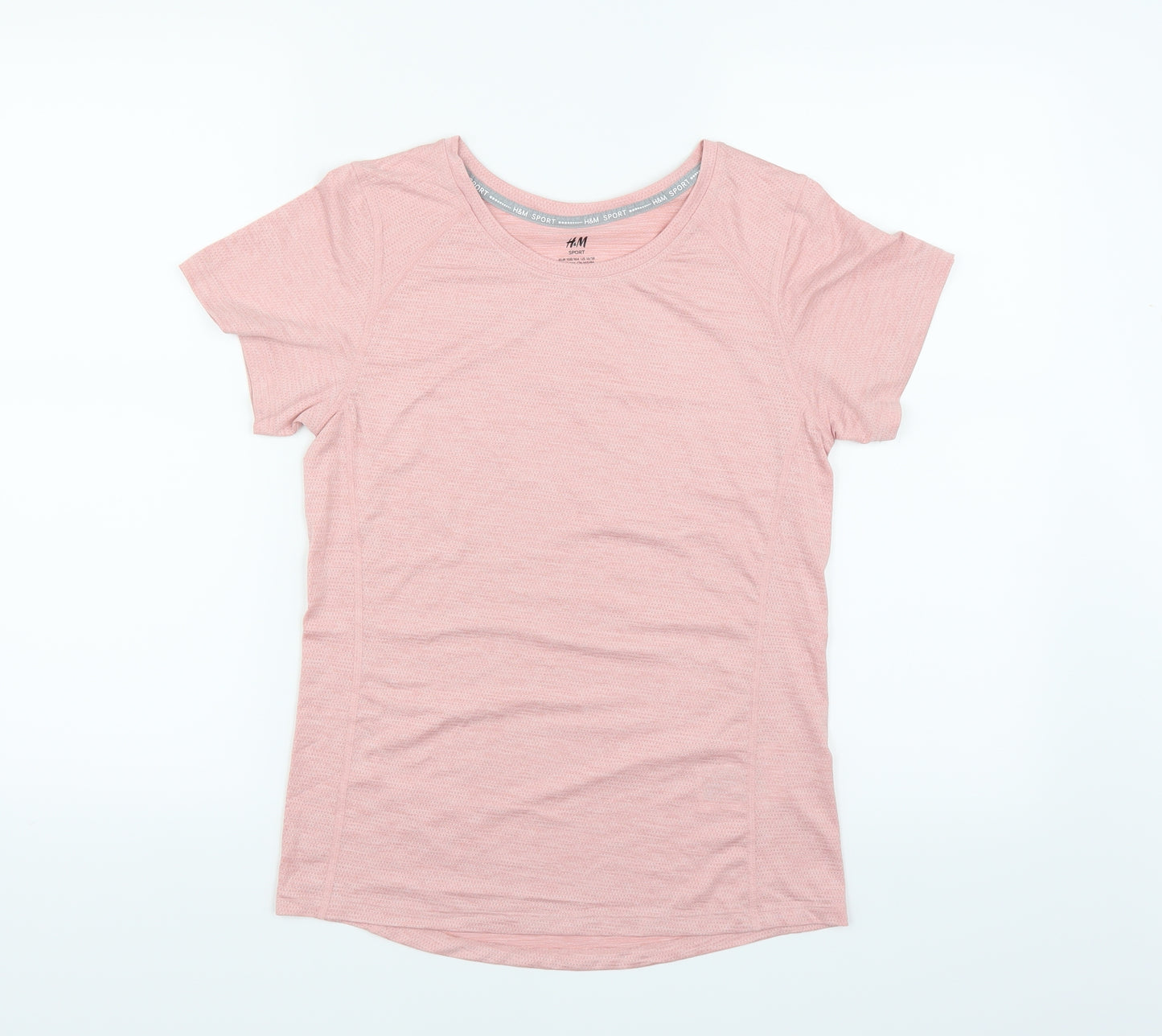 H&M Girls Pink   Basic T-Shirt Size 12-13 Years