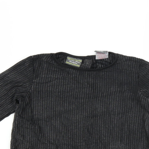 TJX Girls Black   Basic T-Shirt Size 5-6 Years