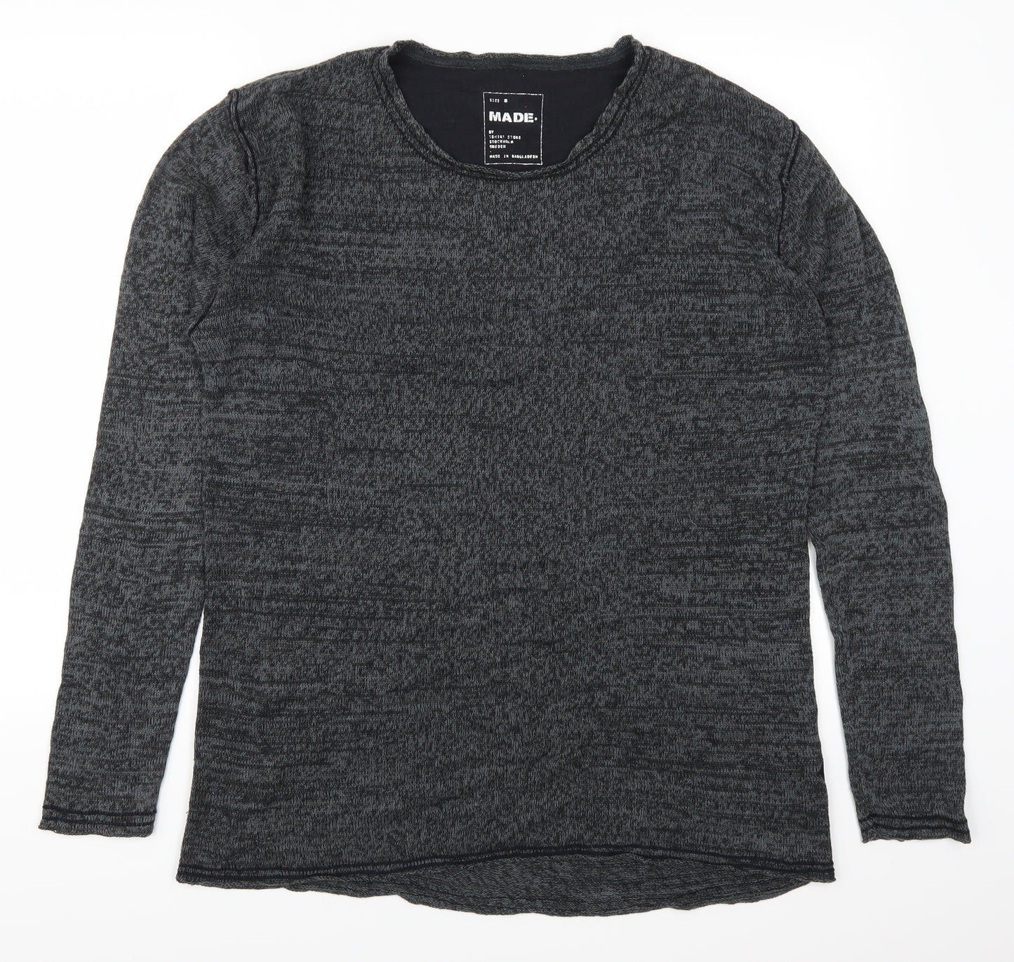 Made Mens Grey   Pullover Jumper Size S