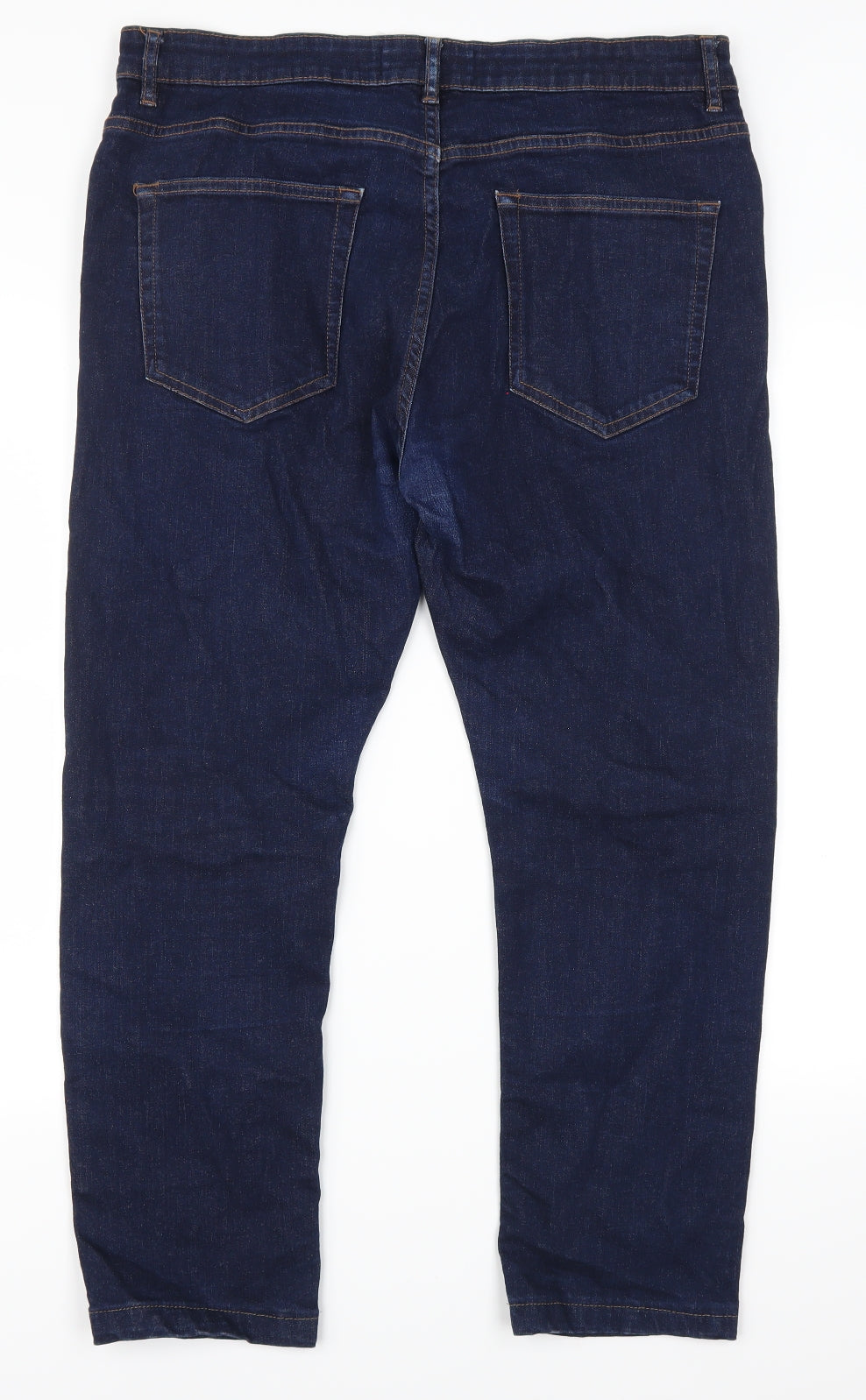 NEXT Mens Blue  Denim Straight Jeans Size 36 L25 in