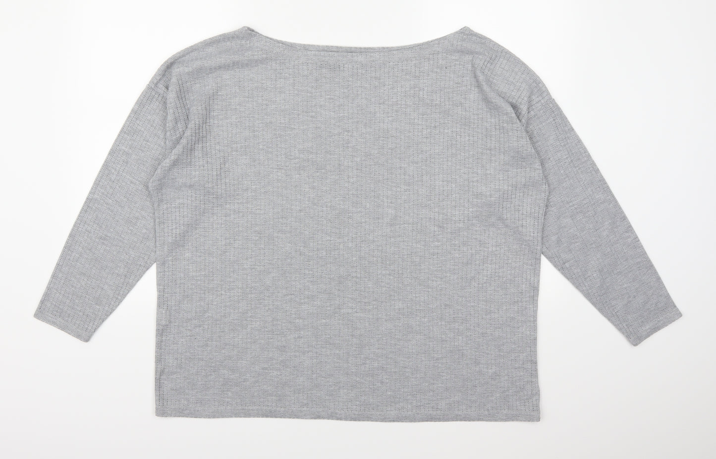 Boohoo Womens Grey   Pullover Jumper Size 18