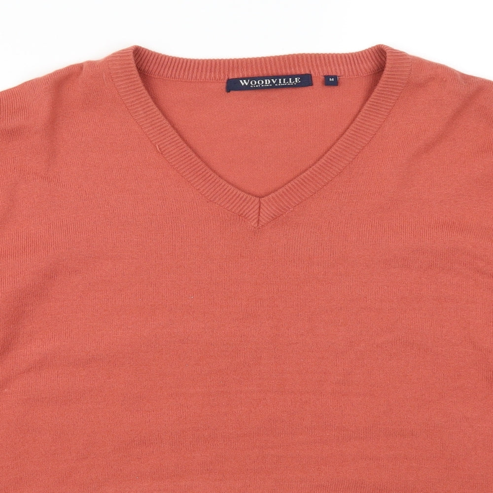 Woodville Mens Red   Pullover Jumper Size M