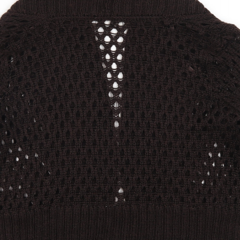 BHS Womens Brown   Cardigan Jumper Size 20