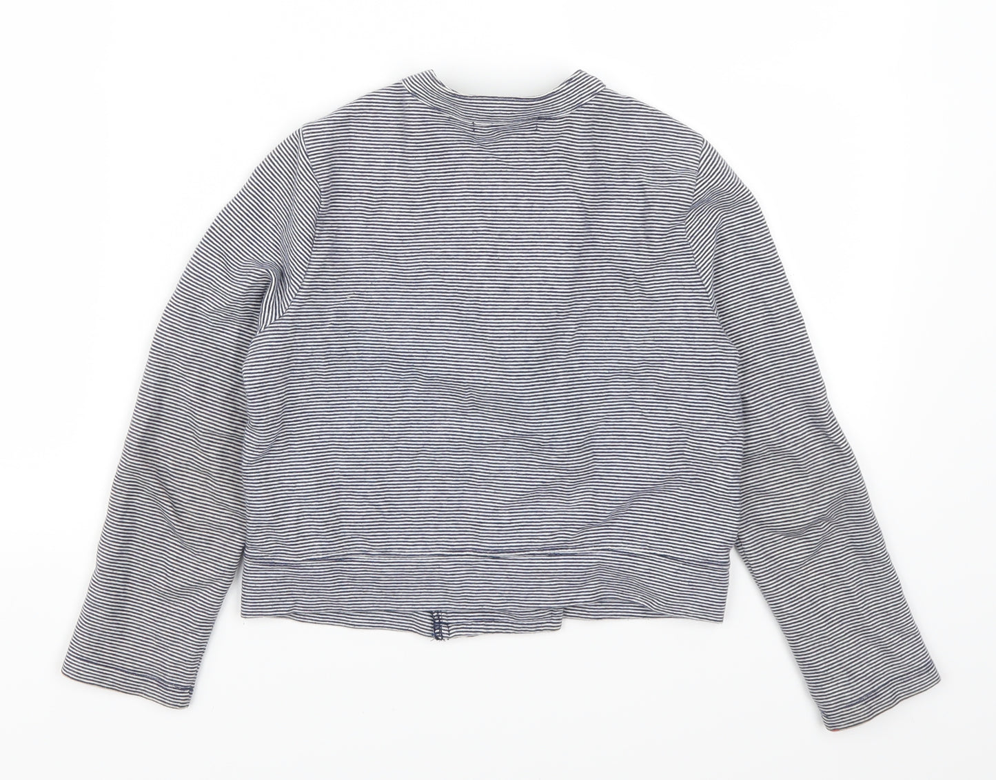 Gap Girls Blue Striped  Jacket  Size 6-7 Years