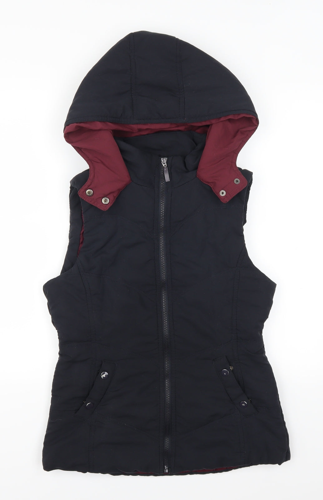 New Look Womens Blue   Gilet Coat Size 12