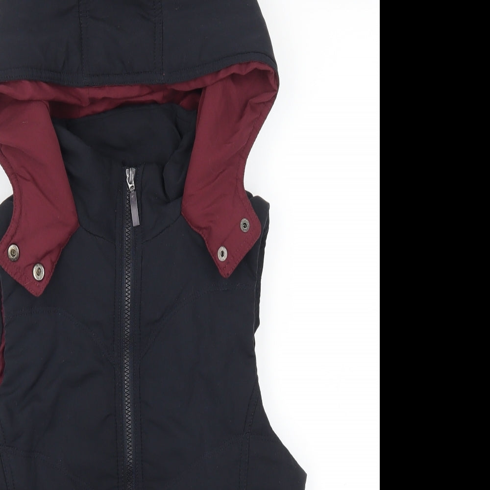 New Look Womens Blue   Gilet Coat Size 12