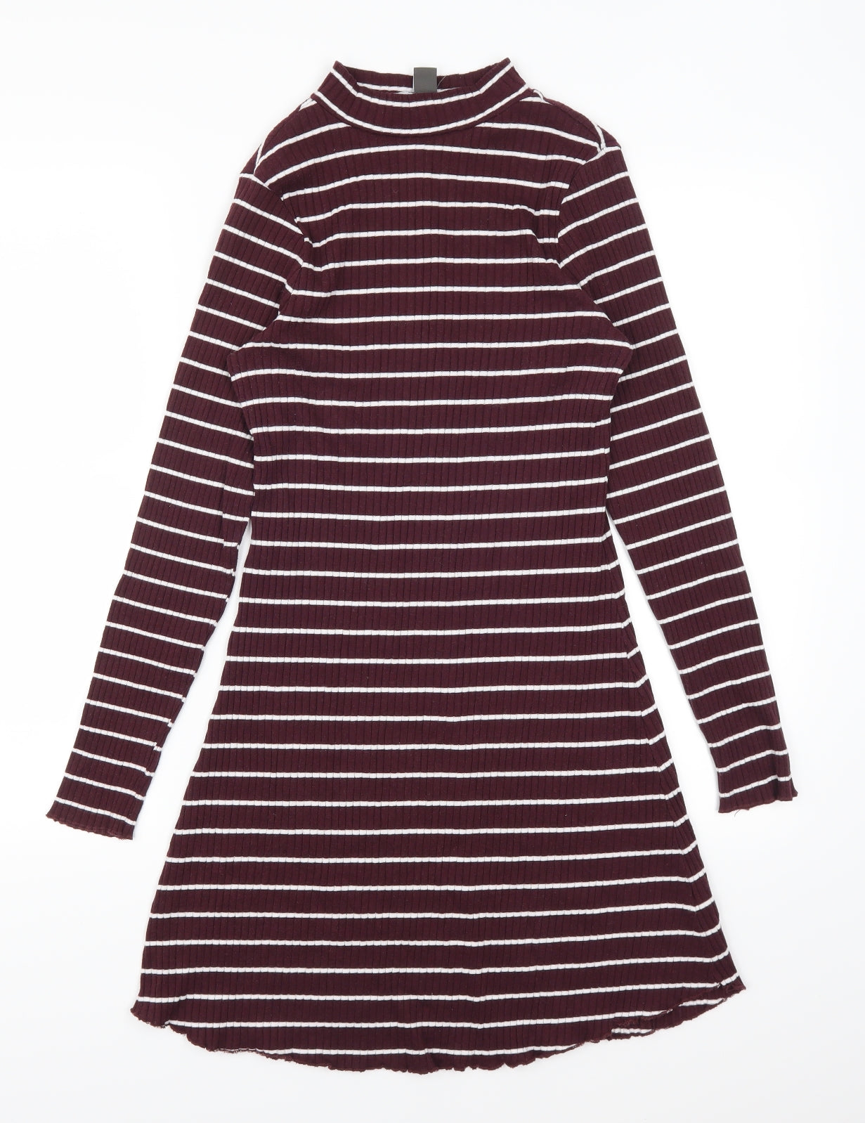 Primark Womens Purple Striped  A-Line  Size 12