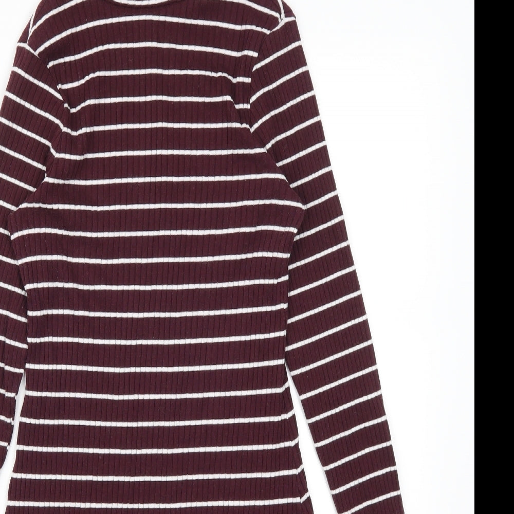 Primark Womens Purple Striped  A-Line  Size 12