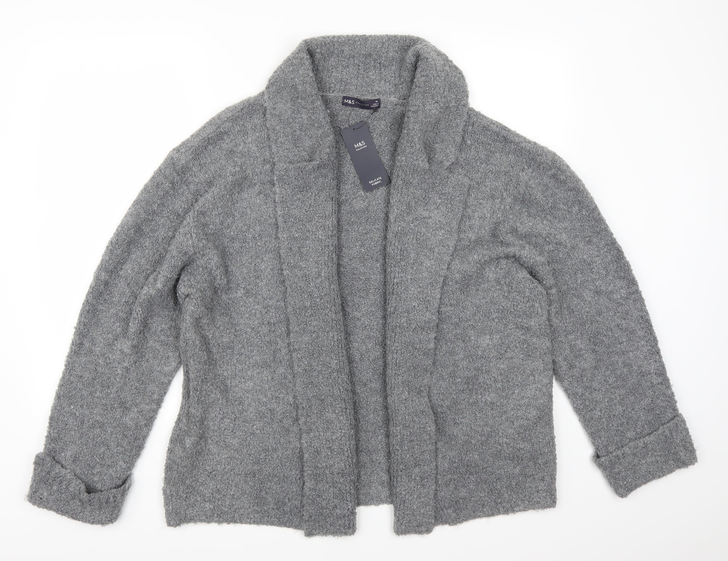Marks and Spencer Womens Grey   Cardigan Jumper Size XL