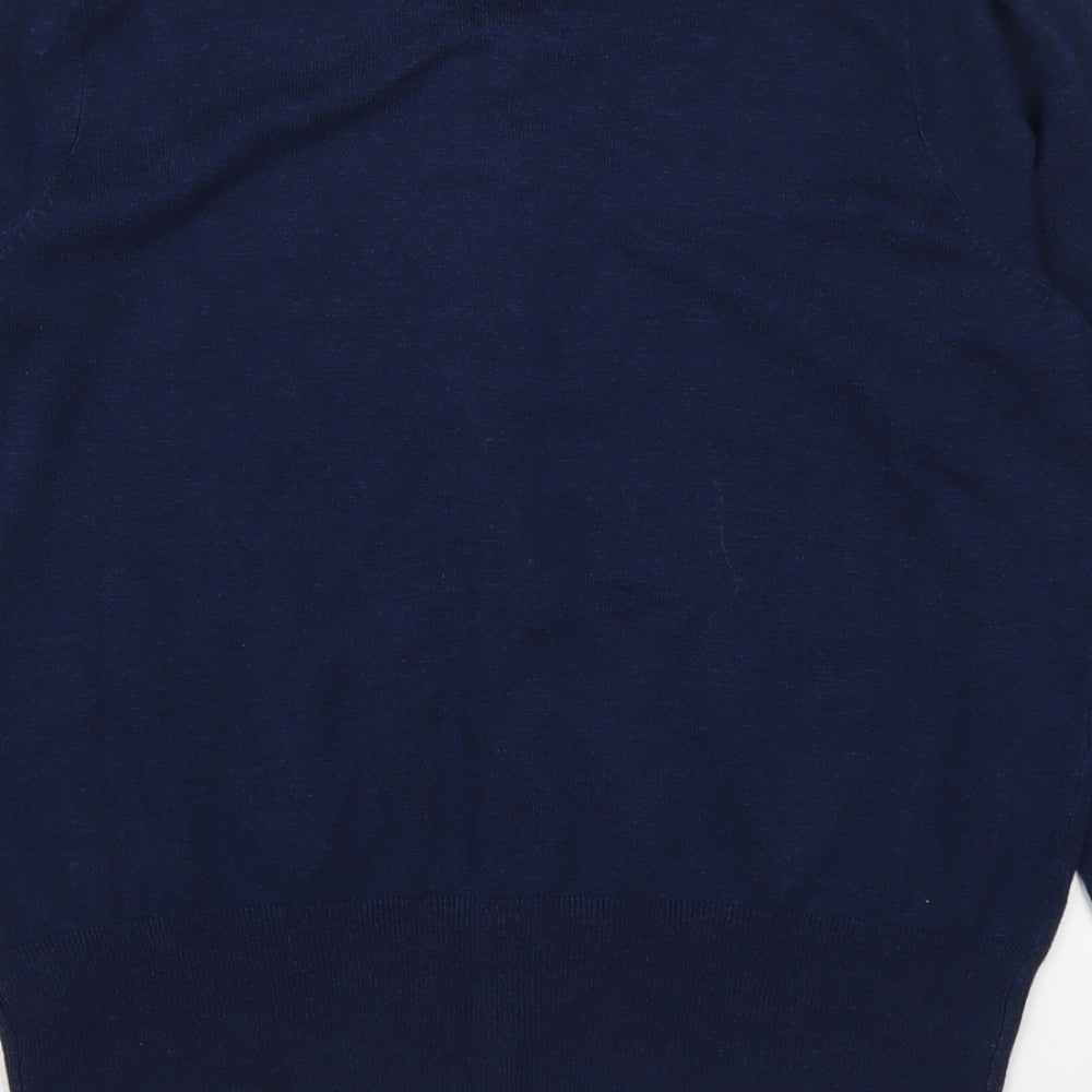 Marks and Spencer Womens Blue   Cardigan Jumper Size 14
