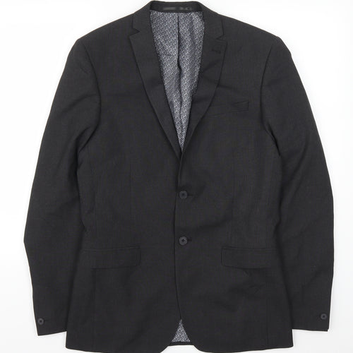 Red Herring Mens Grey   Jacket Suit Jacket Size 38