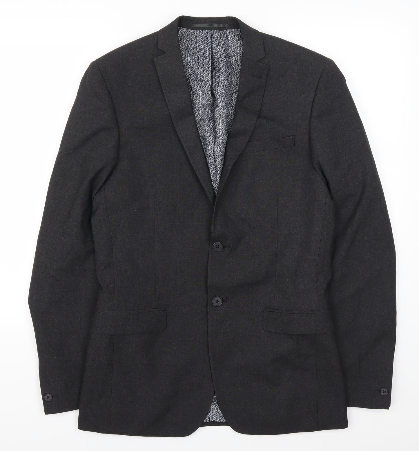 Red Herring Mens Grey   Jacket Suit Jacket Size 38