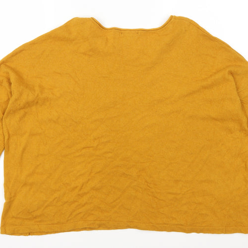 H&M Womens Orange   Pullover Jumper Size M