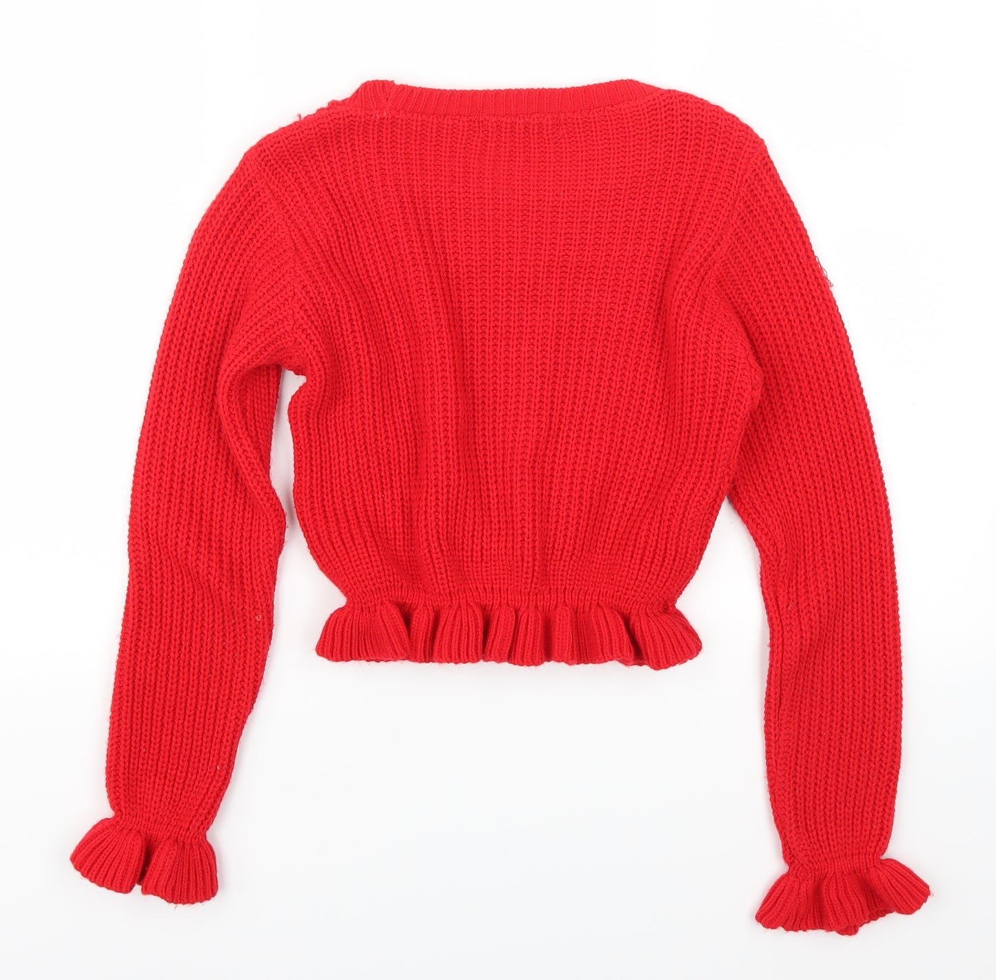 Select Girls Red   Pullover Jumper Size 12-13 Years