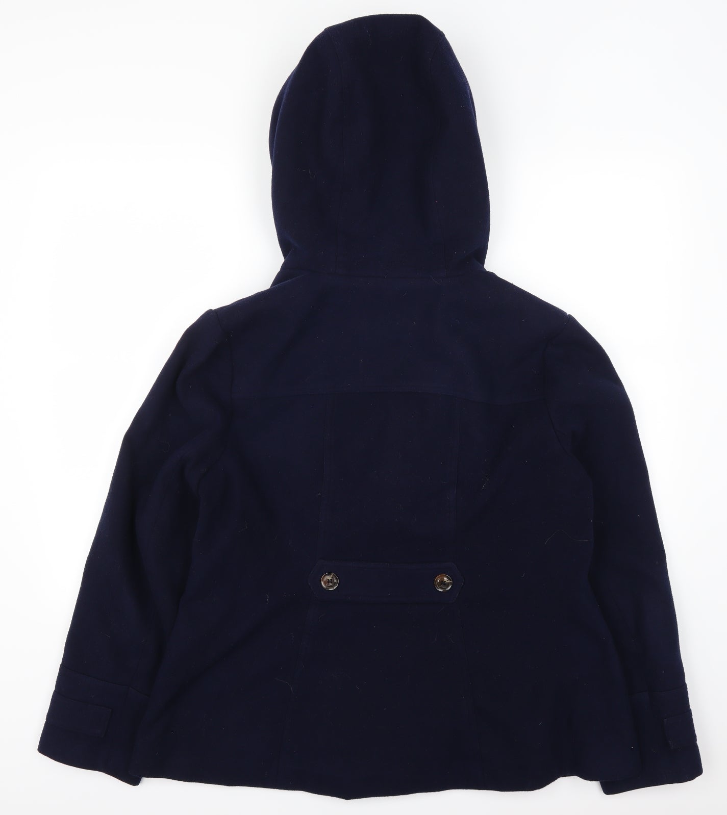 Debenhams Mens Blue   Pea Coat Coat Size 10XL