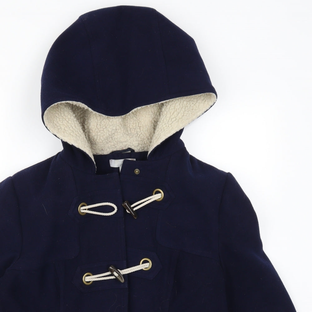 Debenhams Mens Blue   Pea Coat Coat Size 10XL